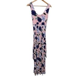 A PEA IN THE POD Floral Jersey Knit Maternity Maxi Dress Size Medium